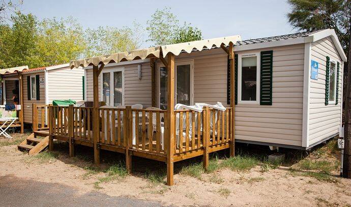 Mobil-home | Comfort | 2 Ch. | 4/6 pers. | Terrasse surélevée | A/C 0