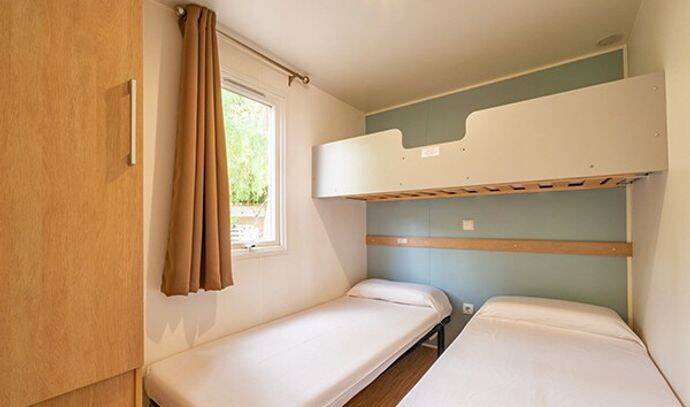 Mobil-home | Comfort | 2 Ch. | 4/6 pers. | Terrasse surélevée | A/C 4