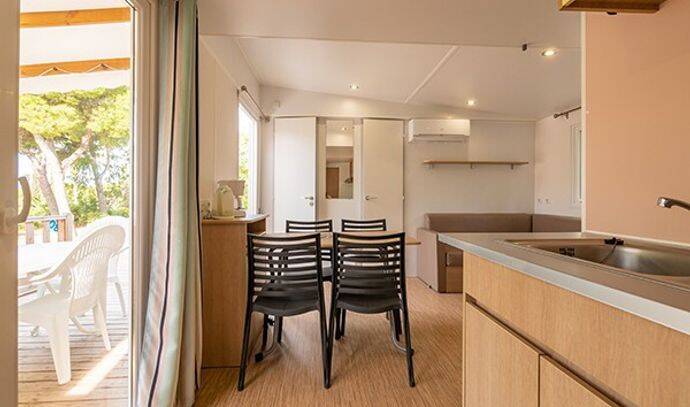 Mobil-home | Comfort | 2 Ch. | 4/6 pers. | Terrasse surélevée | A/C 2