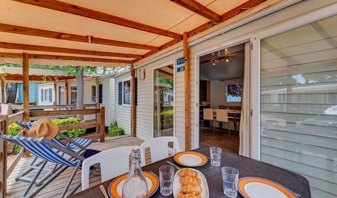 Mobil-home | Comfort | 2 Ch. | 4/6 pers. | Terrasse surélevée 1