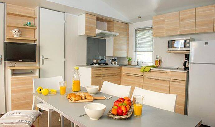 Mobil-home | Comfort | 2 Ch. | 4/6 pers. | Terrasse surélevée | A/C 2