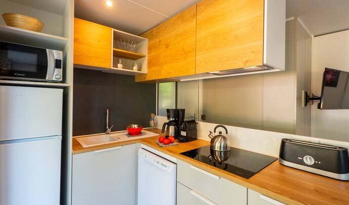 Mobil-home | Premium Exclusive | 2 Ch. | 5 pers. | Terrasse surélevée | A/C | TV 3