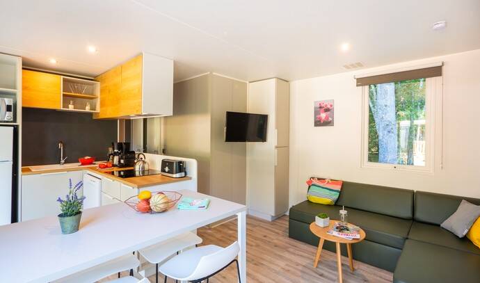 Mobil-home | Premium Exclusive | 2 Ch. | 5 pers. | Terrasse surélevée | A/C | TV 2
