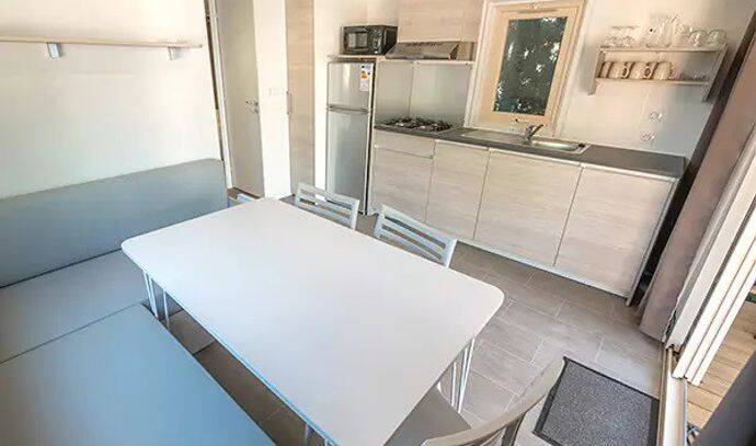 Mobil-home | Premium | 2 Ch. | 4 pers. | Terrasse simple | A/C 4