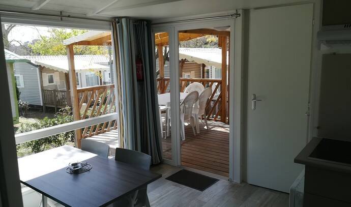 Mobil-home | Comfort | 2 Ch. | 4/6 pers. | Terrasse simple | A/C | TV 4