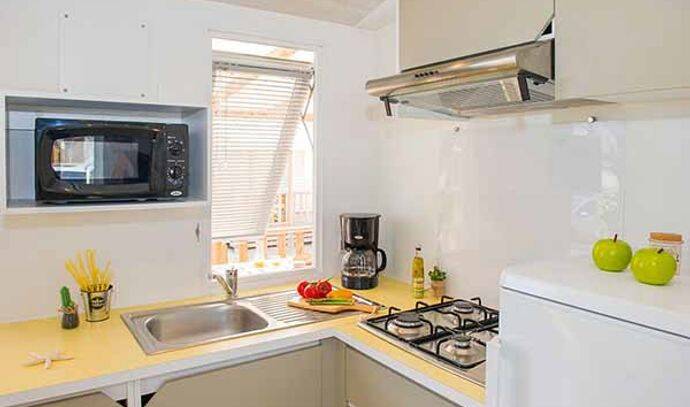 Mobil-home | Comfort | 2 Ch. | 4 pers. | Terrasse surélevée | A/C 5