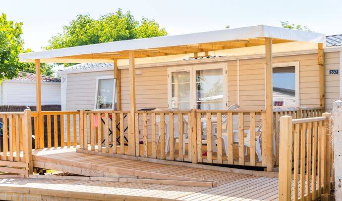 Mobil-home PMR | Comfort | 2 Ch. | 4 pers. | Terrasse surélevée | A/C | TV 3