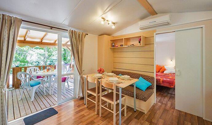 Mobil-home | Comfort | 2 Ch. | 4 pers. | Terrasse surélevée | A/C | TV 4