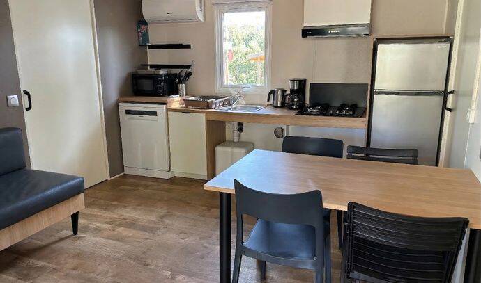 Mobil-home PMR | Comfort | 2 Ch. | 4 pers. | Terrasse surélevée | A/C 1