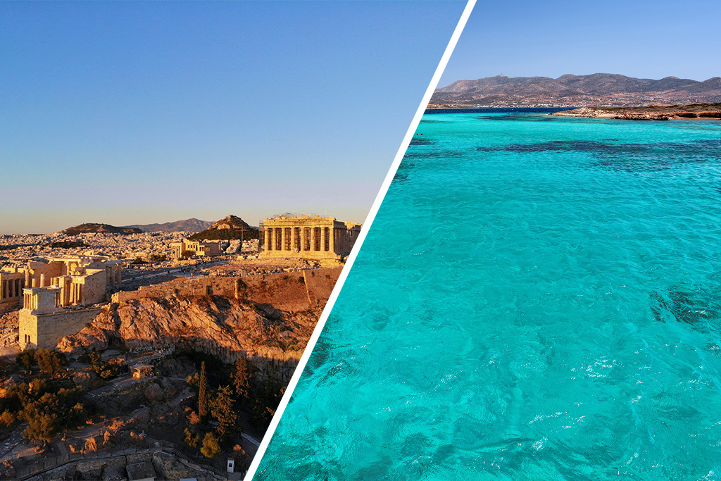 Ôcombiné - Athènes, Paros & Naxos 2/3* - 8j/7n