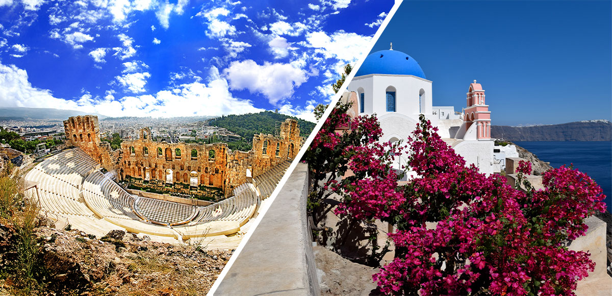 Ôcombiné - Athènes & Santorin 2/3* - 8j/7n