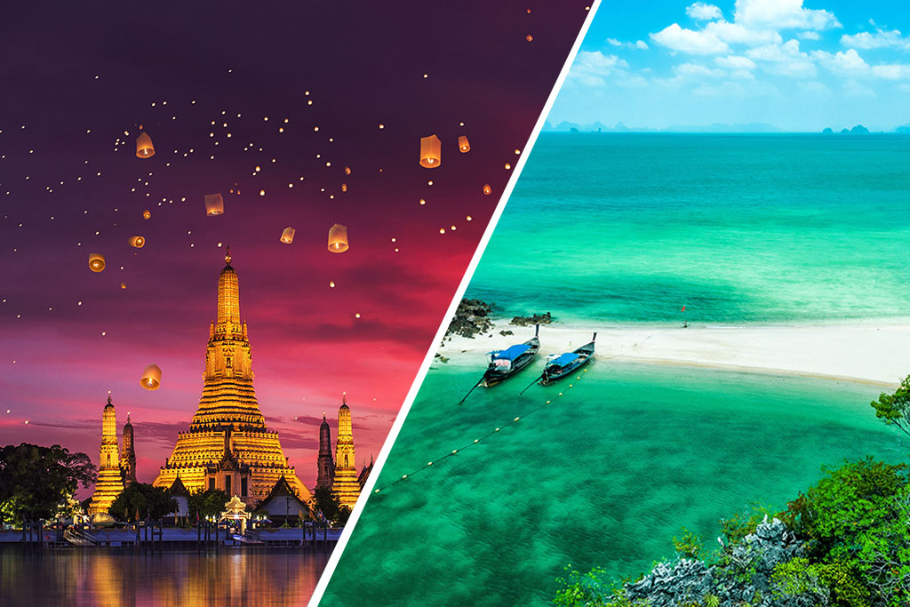 Ôcombiné - De Bangkok à Chiang Mai en Ôcity, Phuket en Ôclub 4*