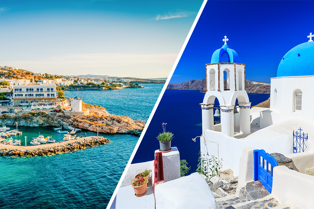 Combiné Îles de Santorin & Paros