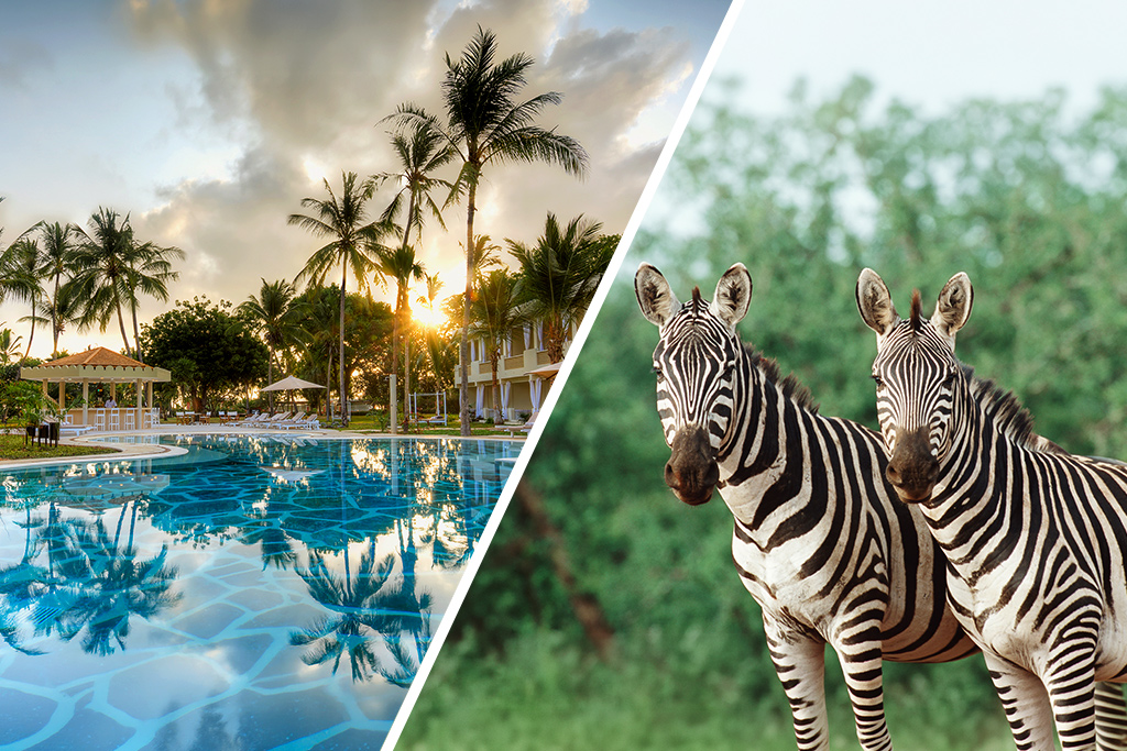 Ôclub Select Diamonds Malindi 5* + Safari Kudu Camp 1 nuit - Vols Kenya Airways