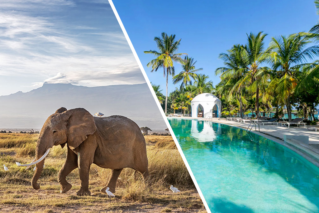 Ôcombiné - Ôclub Sun Palm Beach 4* & safari 3 nuits Tsavo