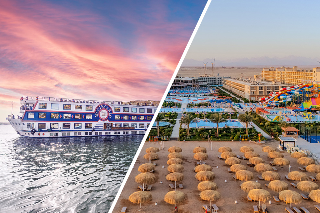 Combiné Croisière Ôclub 5* sur le Nil avec visites en option et séjour balnéaire à Hurghada 4*