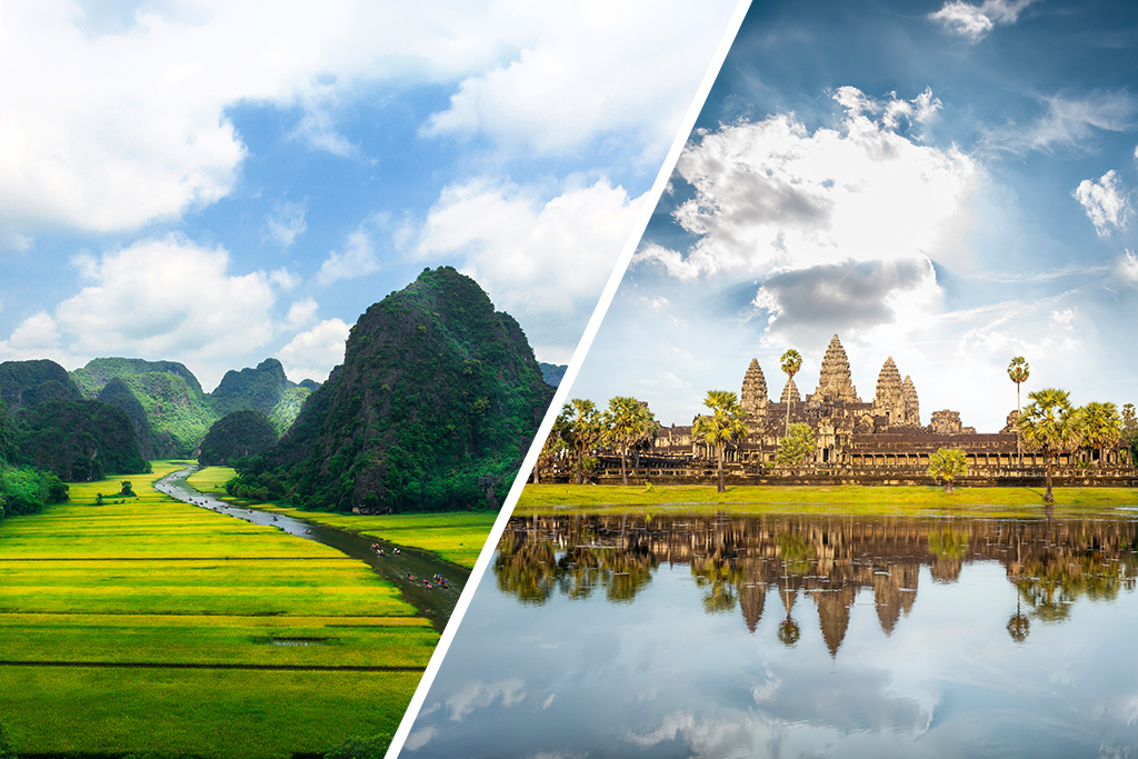 Ôcircuit Essentiel - Paysages majestueux Vietnam & Cambodge 4/5*