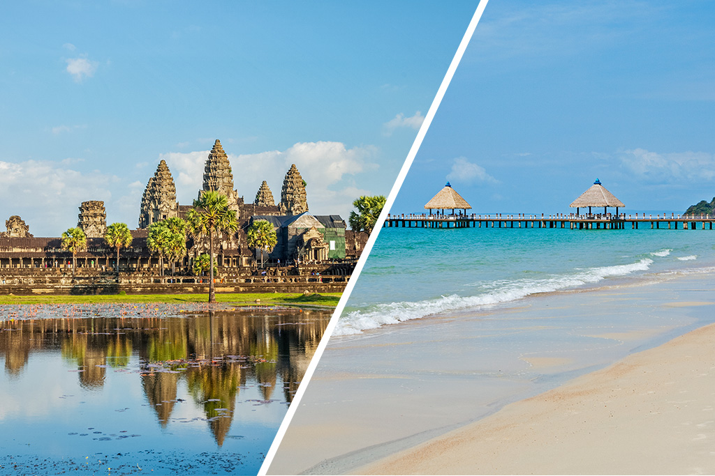Ôcircuit Essentiel - Trésors du Cambodge et plage 4/5*