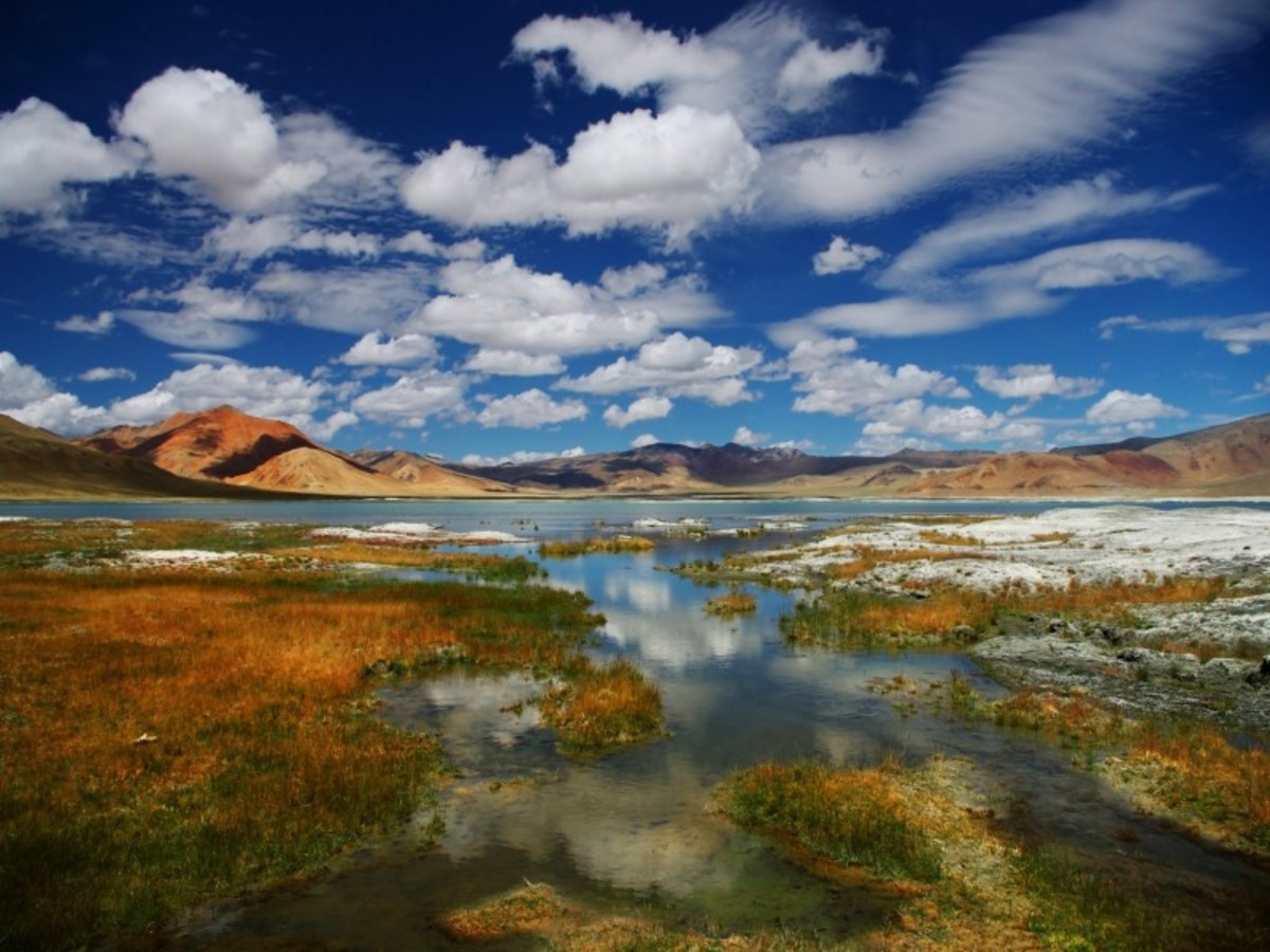 Gya > Lacs Tso Kar Et Tso Moriri (Env. 80 Km) 0