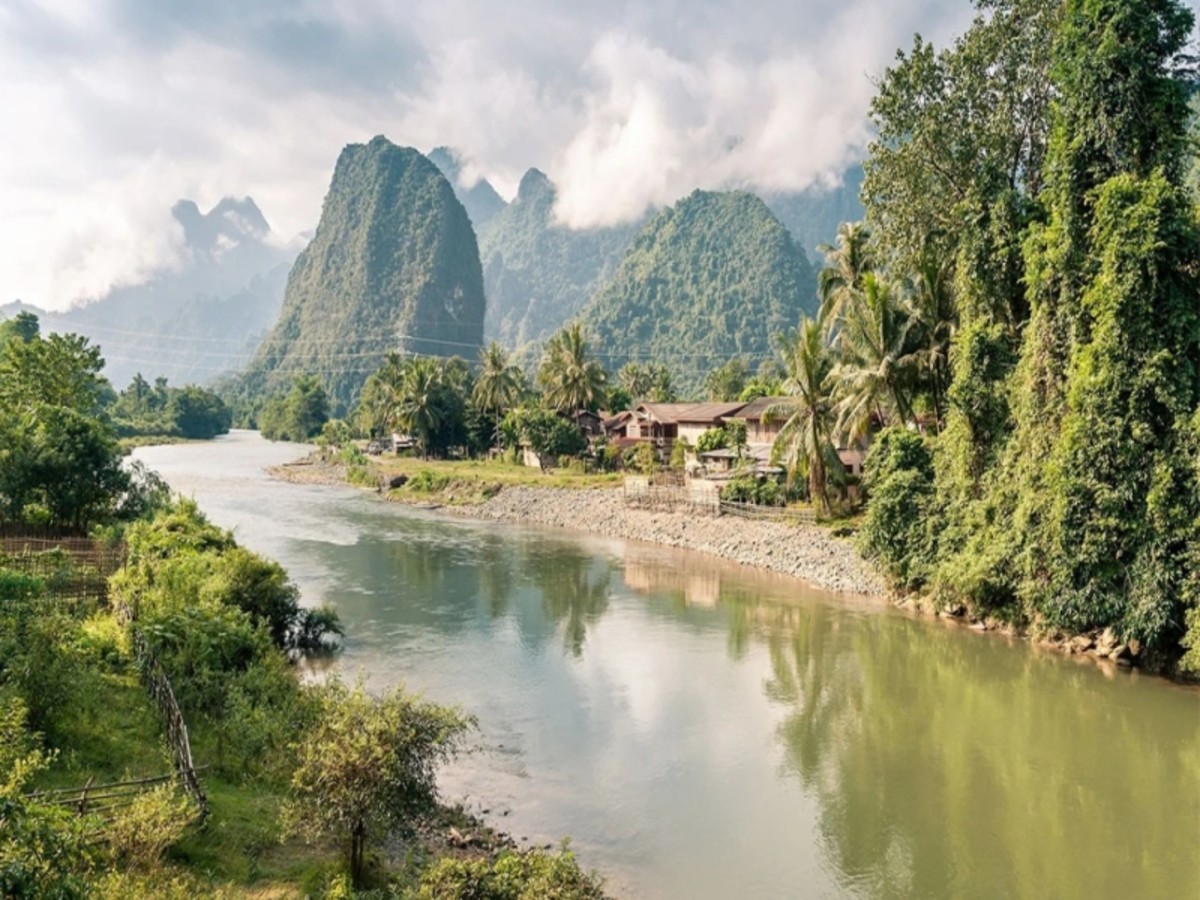 Namkat Yorla Pa > Vang Vieng (Env. 30 Km + 2 H De Tgv) 0