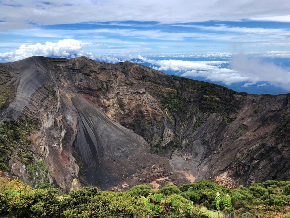 Vallée Centrale Volcan En Activité Capitale Latine 0